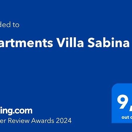 Apartments Villa Sabina Pula Eksteriør billede